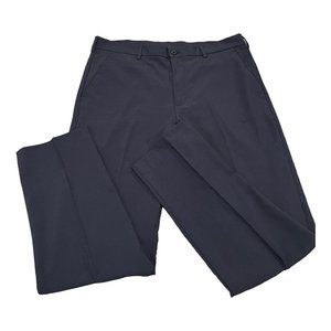 LINKS EDITION Flat Front‎ CLASSIC NAVY Golf Pant Comfortable Men's Sz 36x 30 NWT